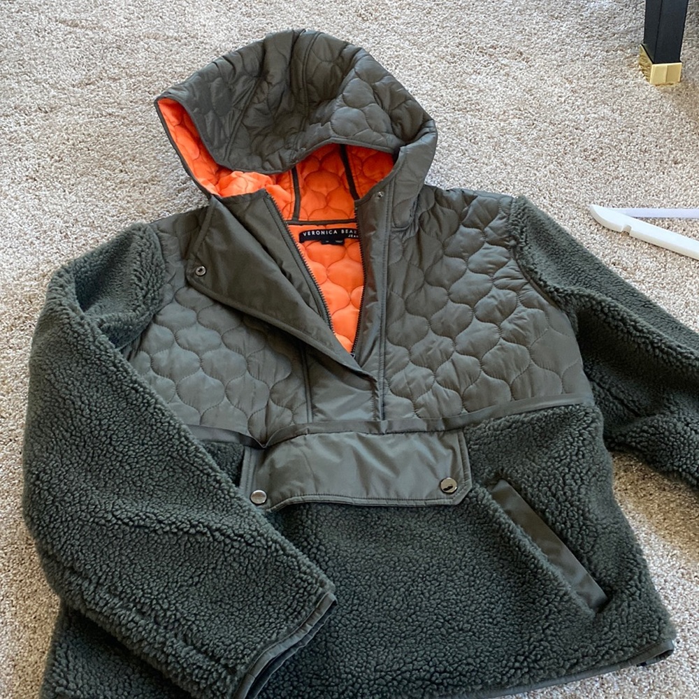 Veronica beard half zip pullover